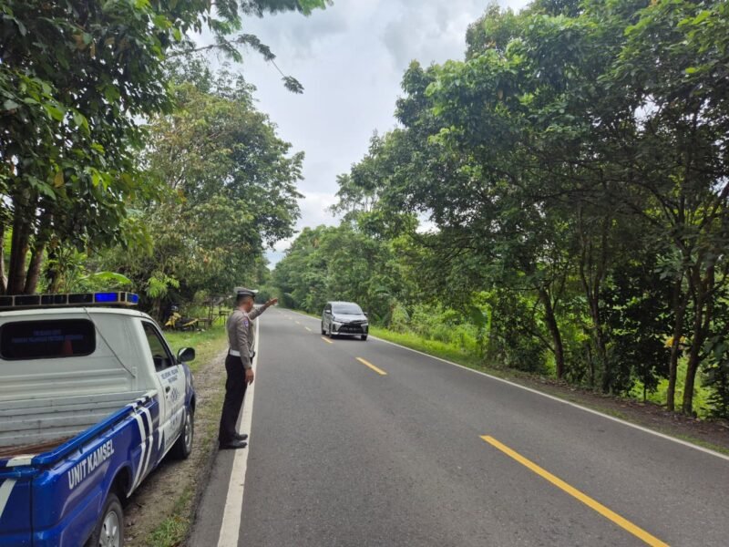 Polres Pulang Pisau Patroli di Jalan Lintas Nasional