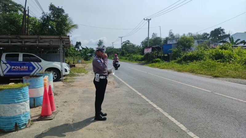 Budayakan Tertib Berkendara, Satlantas Pulang Pisau Gelar Penling