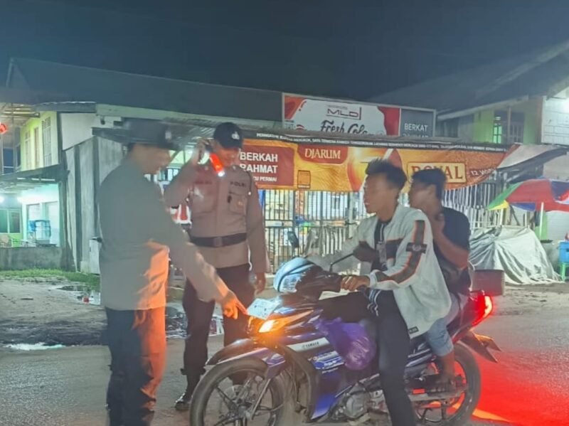 Polsek Maliku Laksanakan KRYD di Wilayah Hukumnya