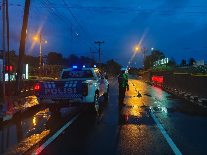 Satlantas Polres Pulang Pisau Gelar Blue Light Patrol Ramadan 1447 H