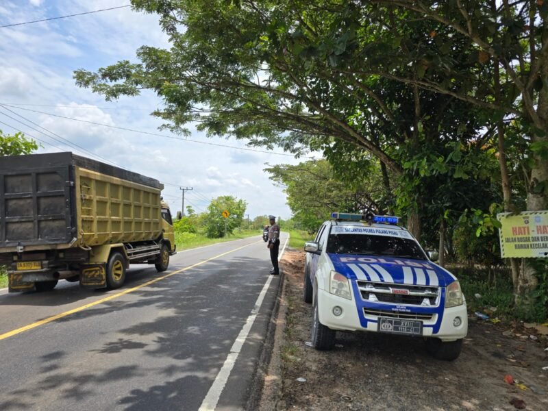 Patroli Daerah Rawan Kecelakaan Dan Pelanggaran Serta Imbauan Keselamatan Berkendara Oleh Sat Lantas Polres Pulang Pisau