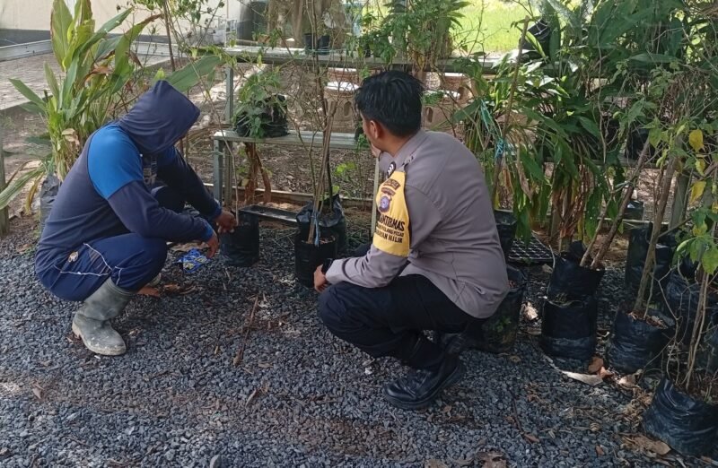 SATBINMAS SAMBANG PETANI SAMPAIKAN PESAN-PESAN KAMTIBMAS