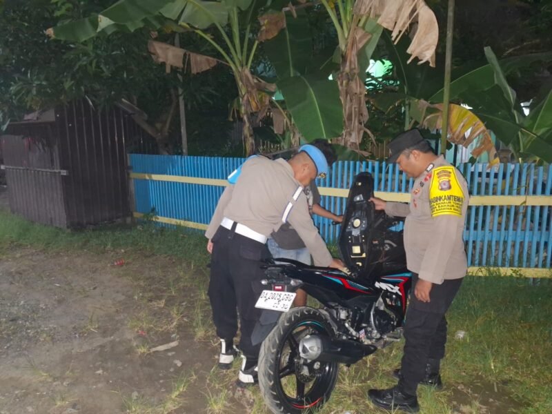 Polsek Kahayan Kuala giat KRYD berupa Patroli Kamtibmas guna Cegah Kriminalitas & Premanisme