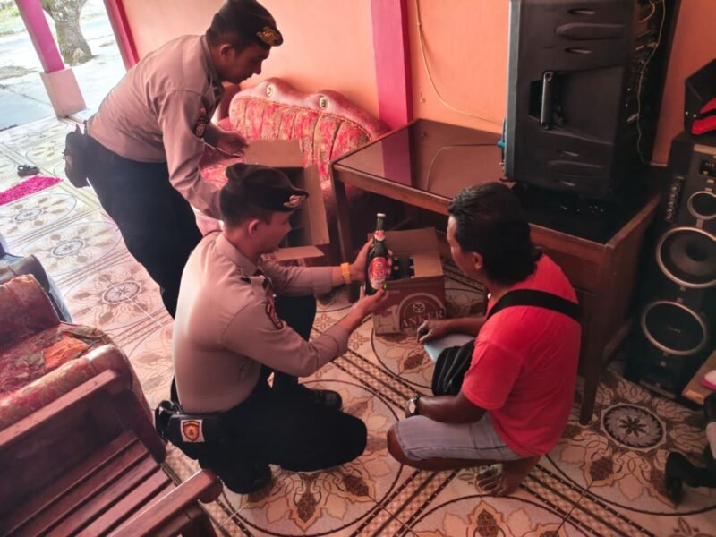 Ganggu Kamtibmas di Bulan Puasa, Peredaran Miras Ilegal Ditindak Polres Pulang Pisau