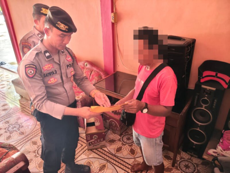 Jamin Kekhusyukan Ibadah Puasa, Sat Samapta Polres Pulpis Amankan Belasan Botol Bir Ilegal