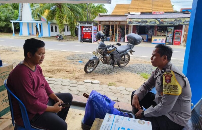 Melalui Kegiatan Sambang, Polsek Maliku Ajak Masyarakat untuk Wujudkan Kamtibmas yang Aman