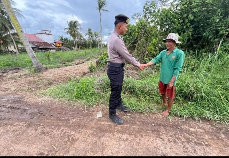 Sampaikan Imbauan Kamtibmas Kepada Masyarakat oleh Personel Polsek Maliku
