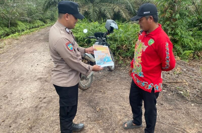 Sambang ke Masyarakat, Personel Polsek Maliku Lakukan Sosialisasi dan Imbauan