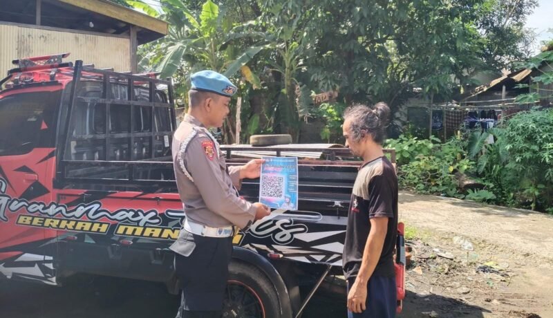 Polsek Maliku Sambangi Masyarakat dengan Beri Imbauan