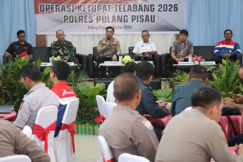Ciptakan Mudik Aman dan Nyaman, Polres Pulang Pisau Gelar Rakor Lintas Sektoral Operasi Ketupat Telabang 2026
