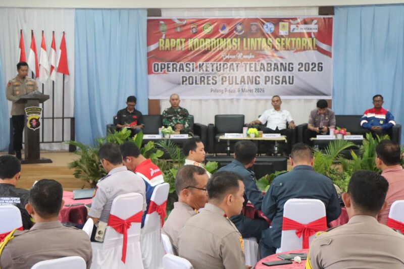 Jelang Mudik Lebaran, Polres Pulang Pisau Gelar Rakor Lintas Sektoral Operasi Ketupat Telabang 2026