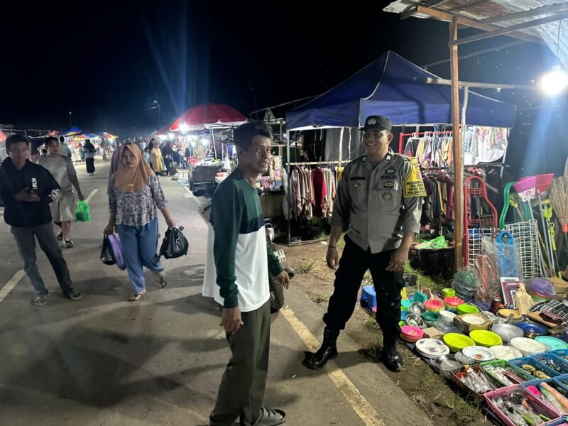 Satbinmas Polres Pulang Pisau sambangi dan dialogis dengan pedagang