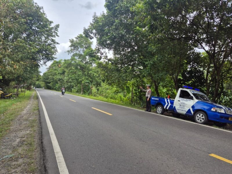 Antisipasi Kecelakaan, Satlantas Polres Pulang Pisau Intensifkan Patroli di Jalur Trans Kalimantan