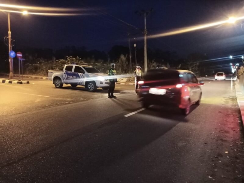 Ciptakan Rasa Aman Saat Beribadah, Satlantas Polres Pulang Pisau Gencarkan ‘Blue Light Patrol Ramadhan’