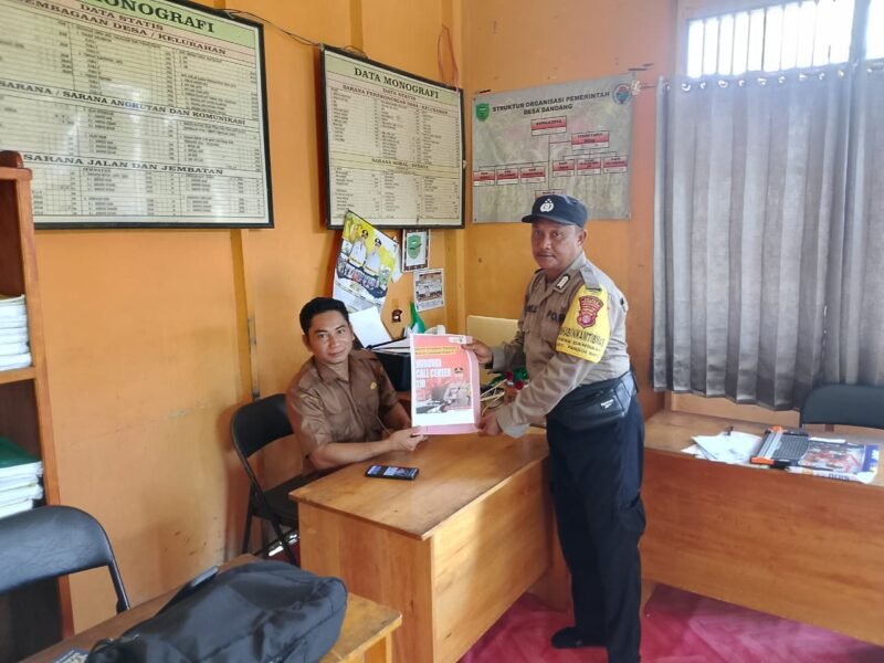 Polsek Pandih Batu Laksanakan Sosialisasi Call center di Polsek Pandih Batu