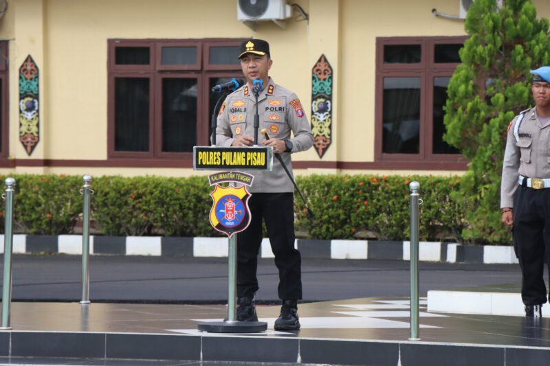 Arahkan Personel, Kapolres Pulang Pisau Ingatkan Pentingnya Etika dan Kinerja dalam Bertugas