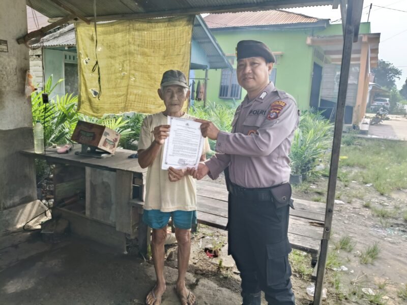 Personel Polsek Maliku Sosialisasi Kepada Masyarakat Kecamatan Maliku