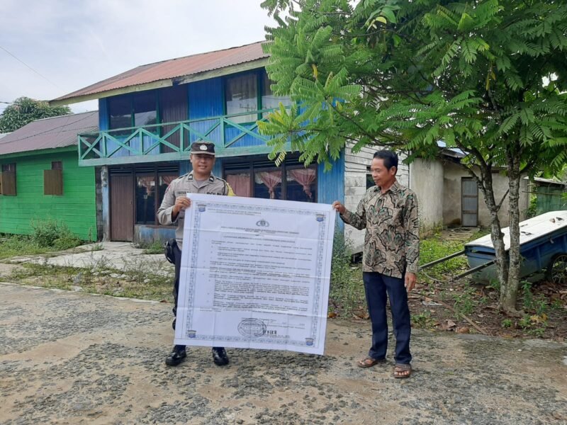 Sampaikan Imbauan Kamtibmas Kepada Masyarakat oleh Personel Polsek Maliku