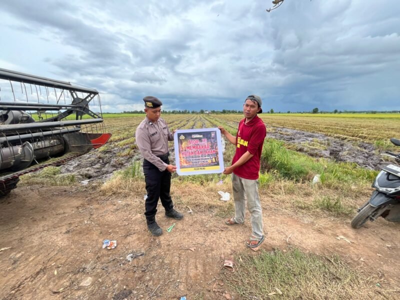 Sambang ke Masyarakat, Personel Polsek Maliku Lakukan Sosialisasi dan Imbauan