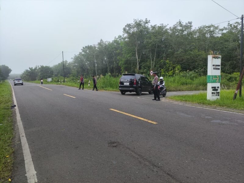 Turlalin Pengaturan Lalu Lintas Pagi Satlantas Polres Pulang Pisau Berhasil Jaga Kelancaran Arus Lalu Lintas