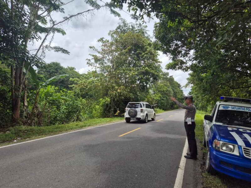 Satlantas Gelar Patroli di Daerah Rawan Laka Lantas
