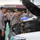 Pastikan Pengamanan Lebaran Maksimal, Polres Pulang Pisau Periksa Seluruh Ranmor Dinas