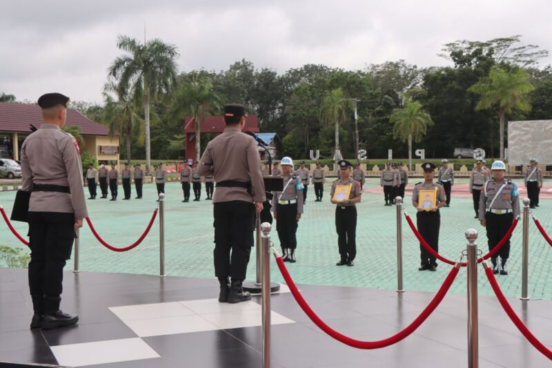 Langgar Disiplin dan Kode Etik, Dua Personel Polres Pulpis Resmi Dipecat dari Polri