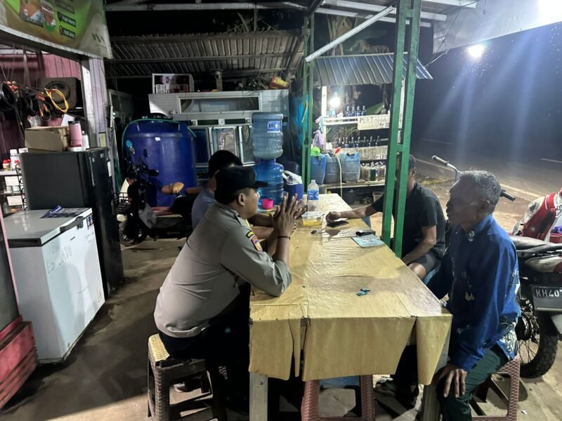 Cegah Judi Online Sat Binmas Polres Pulang Pisau Laksanakan Sambang ke Masyarakat