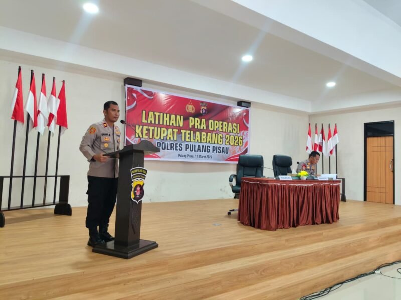 Operasi Ketupat Telabang 2026 Dimulai, Polres Pulang Pisau Perkuat Kesiapan Personel
