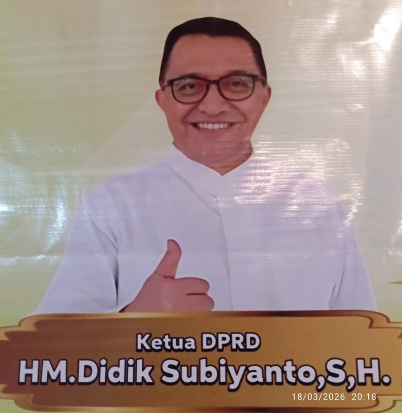 Foto ist : Ketua DPRD Batu, H.M. Didik Subiyanto,S.M.