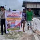 Wujudkan Pelayanan Bersih, Polsek Banama Tingang Sosialisasikan Zona Integritas WBBM ke Masyarakat