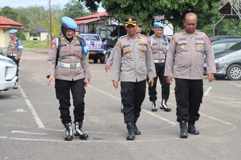 Pastikan Kedisiplinan Personel, Bidpropam Polda Kalteng Gelar Pemeriksaan Senpi dan Amunisi di Polres Pulang Pisau