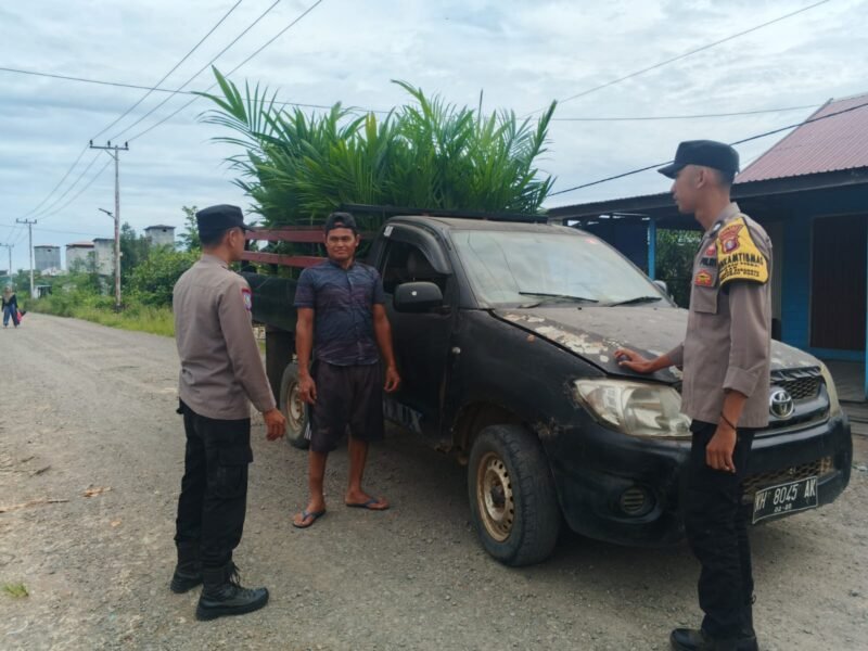 Polsek Sebangau Kuala laksanakan kegiatan KRYD di wilayah kecamatan Sebangau Kuala