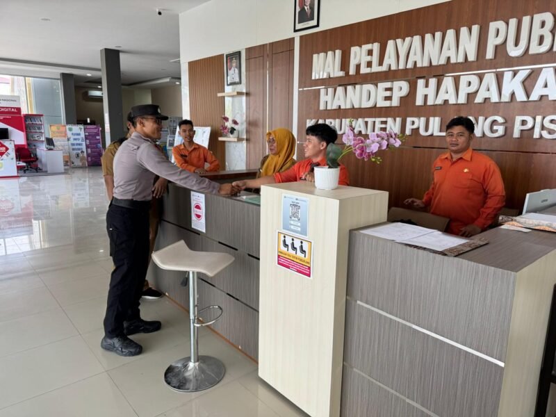 Hadirkan Rasa Aman, Polsek Kahayan Hilir Intensifkan Patroli di Mall Pelayanan Publik Pulang Pisau