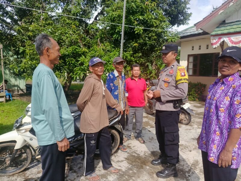 Wujudkan Kamtibmas Kondusif, Polsek Maliku Intensifkan Program 'Cooling System' di Desa Tahai Baru