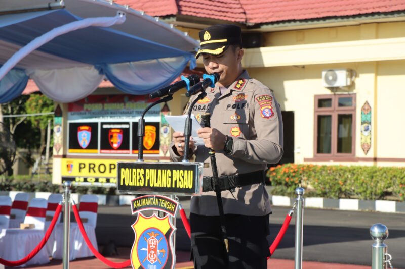 Polres Pulang Pisau Siaga Satu! Gelar Pasukan dan Sarpras Skala Besar Amankan Wilayah dari Karhutla 2026