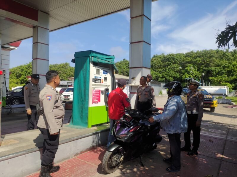 Antisipasi Dampak Kenaikan BBM, Polres Pulang Pisau Pantau SPBU