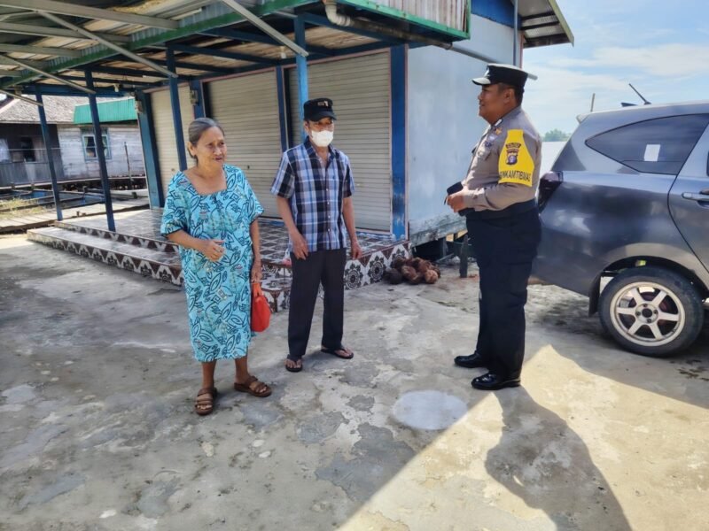 Cegah Perdagangan Orang, Polsek Kahayan Kuala Ingatkan Warga Tak Tergiur Janji Manis Kerja di Luar Negeri