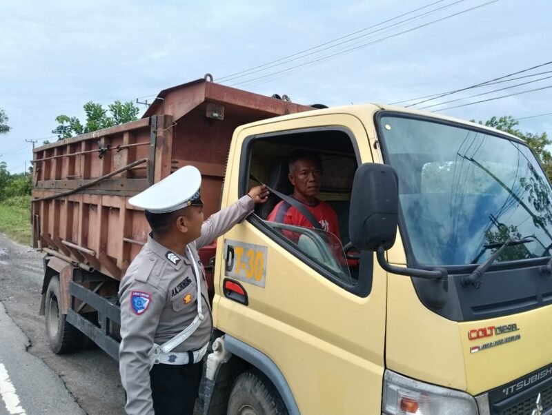 Tekan Angka Kecelakaan, Satlantas Polres Pulang Pisau Gencarkan Patroli di Jalur Trans Kalimantan