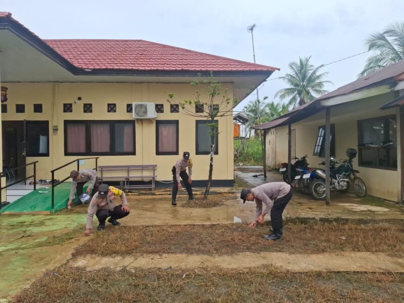 Polsek Kahayan Kuala Gencarkan Gerakan ASRI, Wujudkan Lingkungan Aman dan Sehat
