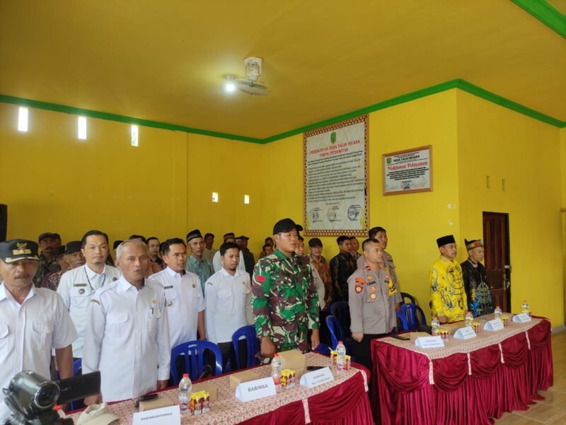 Rayakan HUT ke-45, Desa Talio Muara Perkuat Sinergi dengan Polsek Pandih Batu