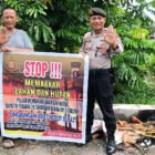 Cegah Karhutla, Polsek Kahayan Hilir Edukasi Warga Pulang Pisau Terkait Bahaya Bakar Lahan