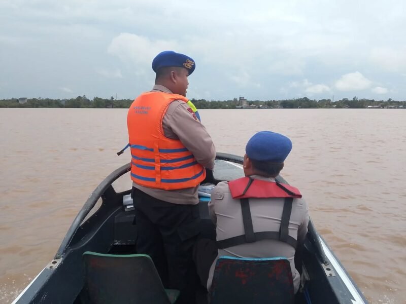 Jaga Keselamatan Berlayar, Satpolairud Polres Pulang Pisau Gencarkan Patroli Perairan