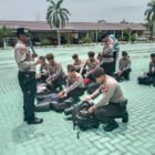 Pastikan Kesiapan Pengamanan Hari Buruh, Polres Pulang Pisau Cek Fisik dan Kesehatan Personel Dalmas