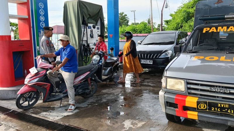 Pastikan Pasokan Energi Aman, Polsek Kahayan Hilir Pantau Distribusi BBM
