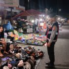 Jamin Keamanan Warga, Polsek Kahayan Hilir Sisir Pasar Malam Antisipasi Kriminalitas