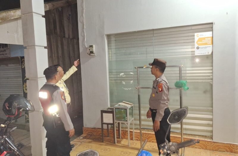 Polsek Kahayan Kuala Intensifkan Patroli Malam di Objek Vital dan Pemukiman Bahaur
