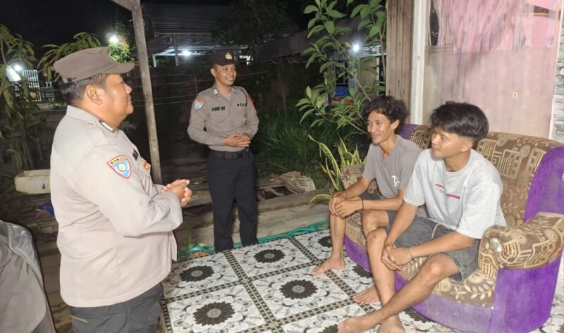 Polsek Kahayan Kuala Perkuat Keamanan Desa Melalui Penggalangan Pam Swakarsa