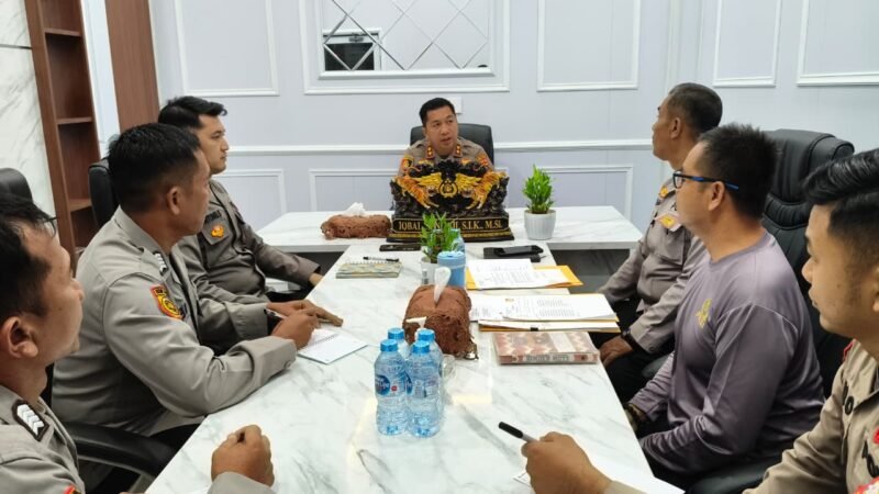 Persiapkan Agenda Nasional, Kapolres Pulang Pisau Gelar Rapat Strategis Panen Raya Jagung
