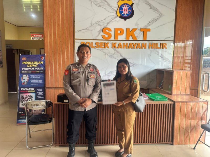 Optimalkan Pelayanan Publik, Polsek Kahayan Hilir Berikan Respons Cepat Laporan Warga